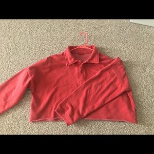 Brandy Melville Archer crop sweatshirt